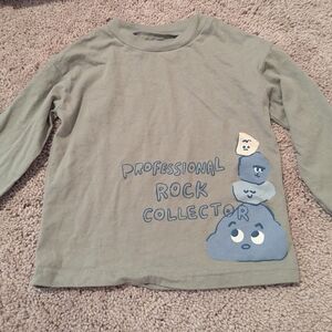 Carter's Olive 'Professional Rock Collector' Long Sleeve Tee